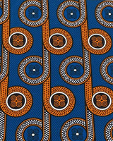 Ankara Guaranteed wax block print fabric FBRIC#10