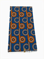Ankara Guaranteed wax block print fabric FBRIC#10