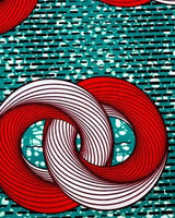 Ankara Guaranteed wax block print fabric FBRIC#16