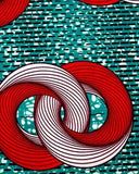 Ankara Guaranteed wax block print fabric FBRIC#16