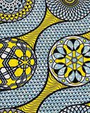 Ankara Guaranteed wax block print fabric FBRIC#5