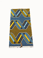 Ankara Guaranteed wax block print fabric FBRIC#7