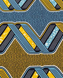 Ankara Guaranteed wax block print fabric FBRIC#7