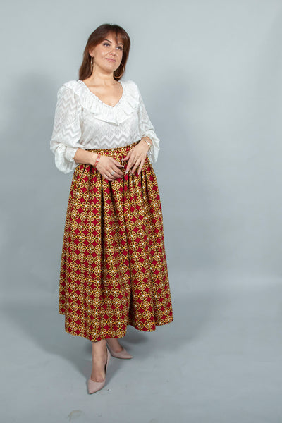 Ngwiemutan Ankara African print Skirt